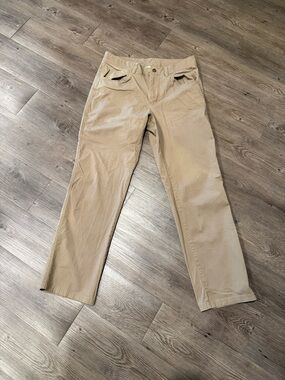 Columbia Straight-Leg Pants in Tan